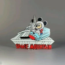 Mickey Mouse Space Mountain Rocket Slider Disneyland Resort Pin Trading PIN