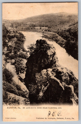St. Anthony's Nose Near Paxinosa Inn Easton Pennsylvania Postcard