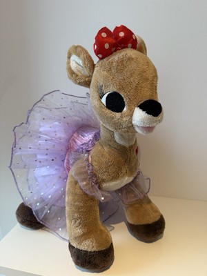 Build A Bear Rudolph Clarice Limited Edition Ohne Funktion Ca. 40 cm BAB Kleid