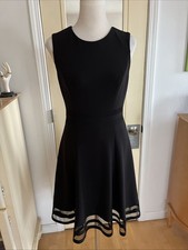 White House Black market fit and flare little black dress size 4