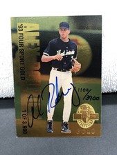 Alex Rodriguez 1993 Classic Four Sport Gold Autograph Auto 1100/3900