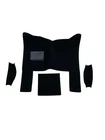 Datsun 521 Pickup Carpet Kit 1968-1972 Front w Side Ext Black Charcoal Red