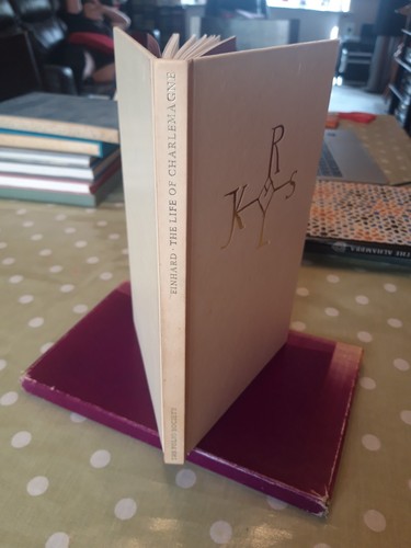 Einhard the Frank THE LIFE OF CHARLEMAGNE 1970 Hardback The Folio Society GC