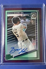 2025 Panini Optic Rated Prospects Brock Wilken #115 Purple Prizm Signatures /49