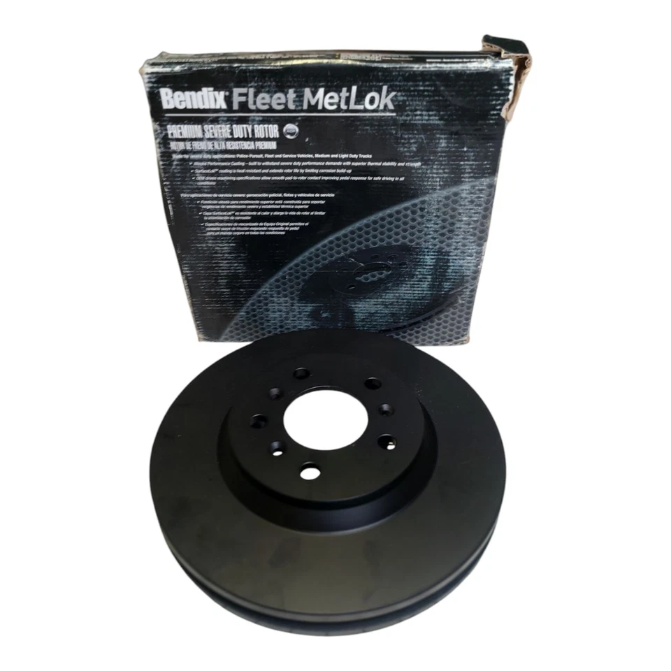 Rotor de freno de disco delantero compatible con Chevrolet Impala 23127613 Bendix SDR5654 2006-2013  Foto 2 de 4