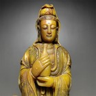 Chinese Shoushan Stone Kwan-yin Guanyin Statue  — photo 3