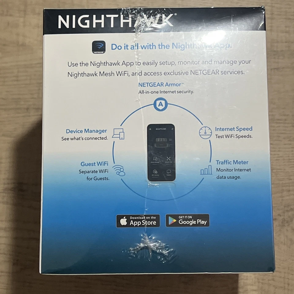 NETGEAR Nighthawk Advanced Whole Home Mesh WiFi 6 System MK72 AX3000 Router NEW - Image 3 of 4
