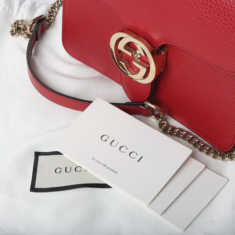 Gucci Interlocking Chain Crossbody Small 31074-2 … - image 10