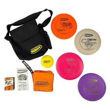 Innova Disc Golf Starter Set - 4 Discs, Bag, Towel, Mini, Ript Revenge Game