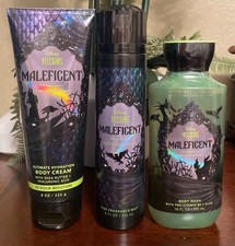 BATH BODY WORKS MALEFICENT DISNEY VILLAINS FINE FRAGRANCE MIST CREAM WASH 3 PC