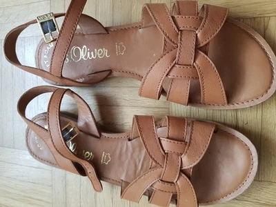 S.Oliver Echt Leder Sandalen Gr.40 - Bild 1 von 3