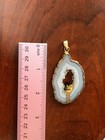 Lot of Stone Gemstone Quartz Arrowhead Agate Pendant Top Jewelry Making Craft — photo 5