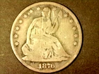 1876-P Seated Liberty Half Dollar