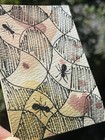 Summer Picnic original ACEO Watercolor painting Insect nature garden OOAK bug   — photo 2