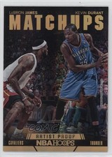2014 NBA Hoops Matchups Holo Artist's Proof /99 Kevin Durant LeBron James #8 d4v