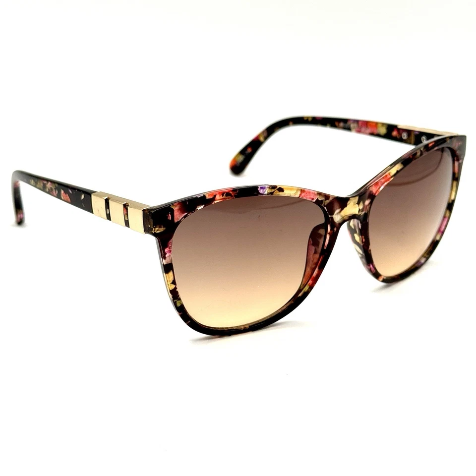 Gafas de sol de diseñador Foster Grant florales ojo de gato marco de moda y lentes degradadas Foto 2 de 4