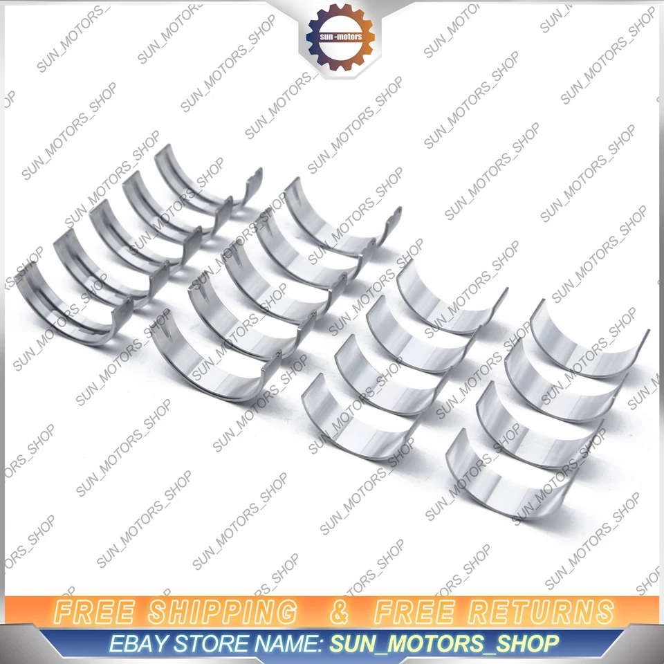 Juego de carcasa de cojinete de varilla de cigüeñal y conector STD para VW Tiguan Audi A3 A4 2.0T Foto 2 de 4