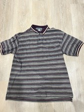 Vintage Arnold Palmer Sportswear Striped Polo Shirt Mens XL 90s Cotton