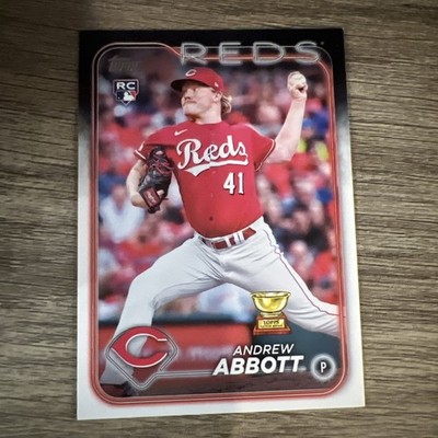 Andrew Abbott #214 Baseball Card, Cincinnati Reds RC