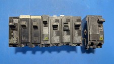 Lot of 8 Used Circuit Breakers 15A 20A 30A 40A Mixed Brands As Is