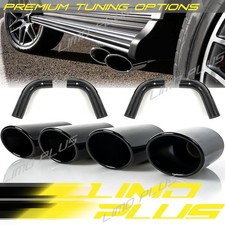 8pcs Quad Exhaust Tips Black For Mercedes G-class W463 W464 G500 G550 2002-2024 8pcs Quad Exhaust Tips Black For Mercedes G-class W463 W464 G500 G550 2002-2024