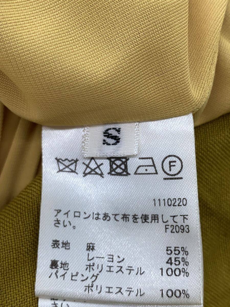 AMERI Dress, Size Small, Linen, YLW, Solid Color,… - image 5