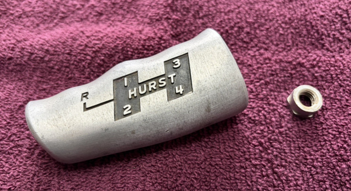 OEM Ford Hurst H 4 Speed Shift Knob T Handle 1970 Mustang Cougar w/ Set Screw 70 thumbnail 3