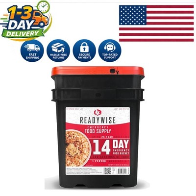 Grab & Go 14-Day Emergency Food Kit - Delicious Freeze-Dried Meals for All Ages