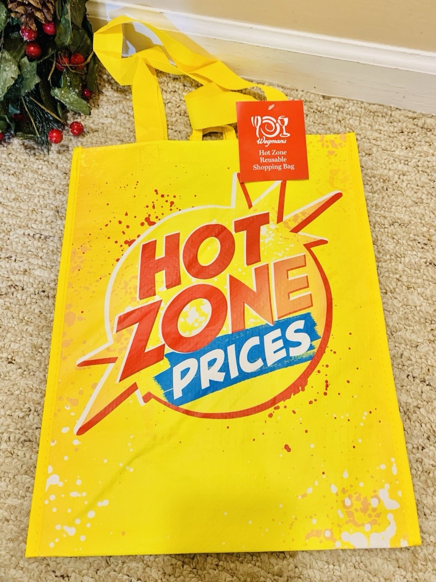 Wegmans VINYL Reusable Grocery Shopping Bag Tote Eco Friendly w