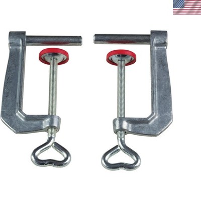 Secure Your Projects with Durable Table Clamps - Set of 2 for Enhanced Stability