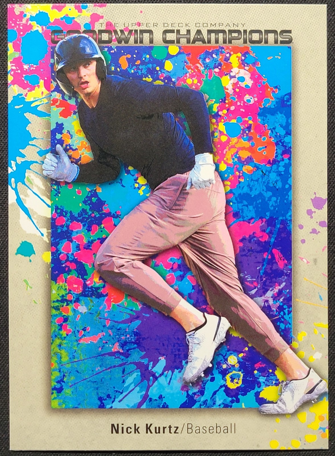 2024 UPPER DECK GOODWIN CHAMPIONS NICK KURTZ #146 RC SPLASH OF COLOR ATHLETICS