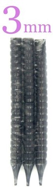 60 Count - Dr Mom 3 mm Disposable Otoscope Specula - Premium Quality Black