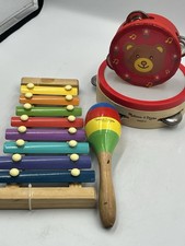 VTG Melissa  Doug  More Wooden Musical Instruments DURABLE PLAYTIME FUN