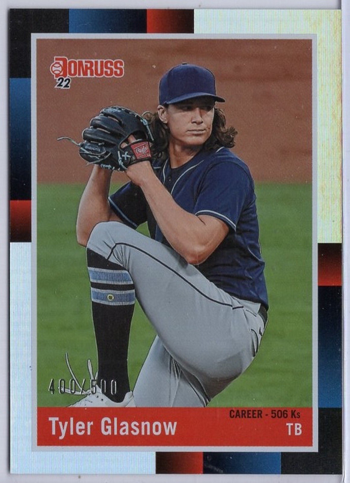 2022 Panini Donruss Retro 1988 Career Stat Line #257 Tyler Glasnow #'d 400/500