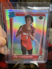 2021 Panini Donruss Optic Josh Christopher Silver Rated Rookie Houston