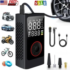150 PSI Portable Air Compressor Tire Inflator Air Pump Fits Car Moto Bike Tires