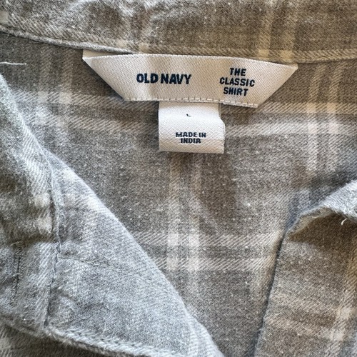 Set 3 camicie donna Old Navy a quadri con bottoni manica lunga - Taglia Large - Foto 4 di 10