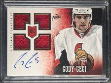 Ceci, Cody - 2013-14 Prime - Swatch/Autograph - 177/199