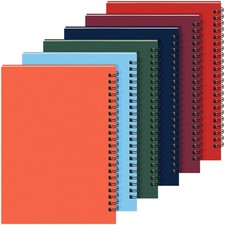 Spiral Notebook Bulk A5 College Ruled Journals Notebooks Lined 8.3 x 5.5 Inch