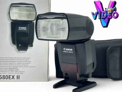Tested [MINT in BOX] Canon Speedlite 580EX II Shoe Mount Flash From JAPAN