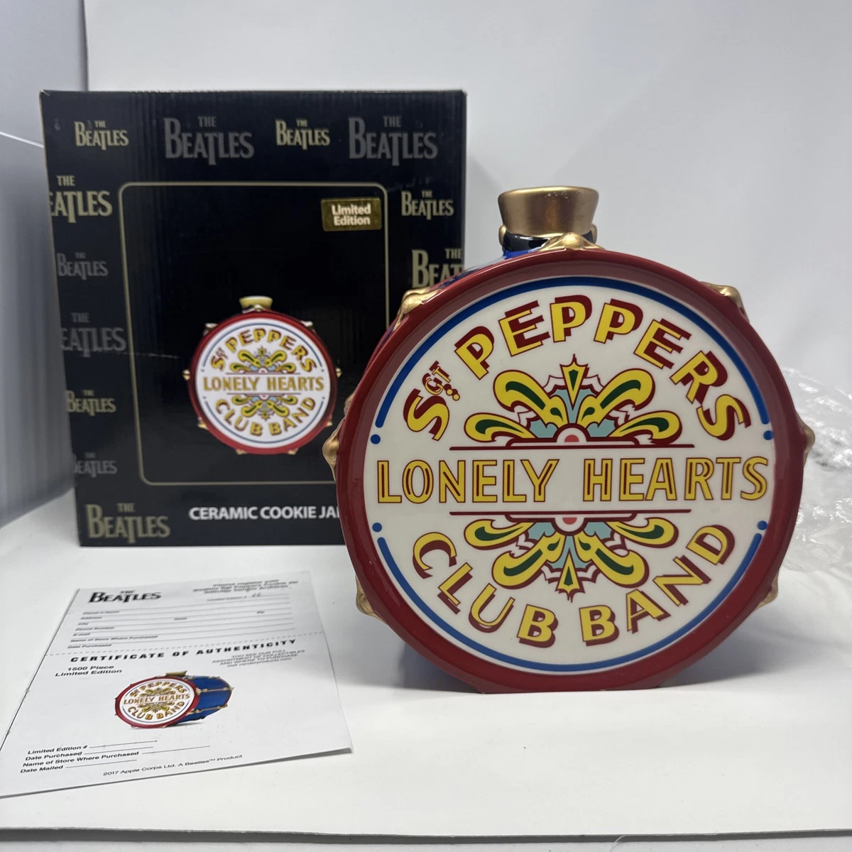 THE BEATLES サージェントペッパーのクッキージャー陶器製 限定品 Beatles Cookie Jar for sale | eBay
