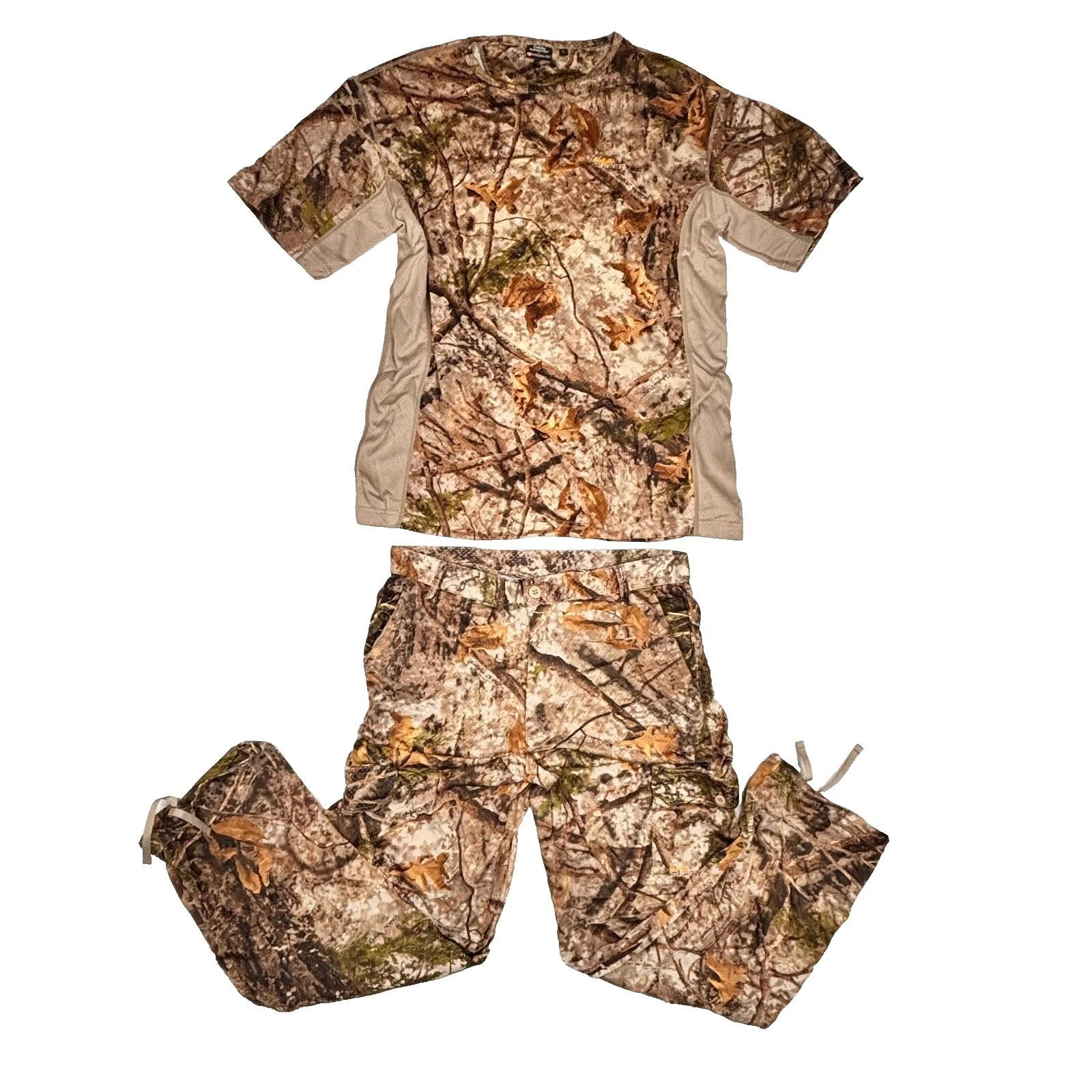 Cabelas Supertec Medalist Mens Camo Hunting Set Shirt Pants Zonz Woodland L
Opens in a new window or