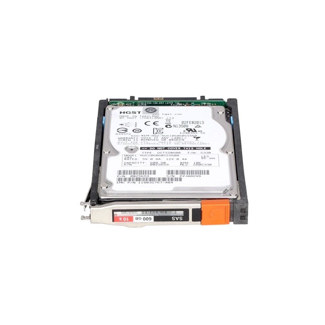 EMC 5051955 600GB 6Gbps 2.5inch SAS 10K HDD - 1yr Wty