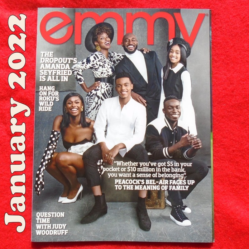 EMMY MAGAZINE January 2022 Vol.44 Issue #1 Bel-Air, Woodruff, ROKU  NEW & Unread