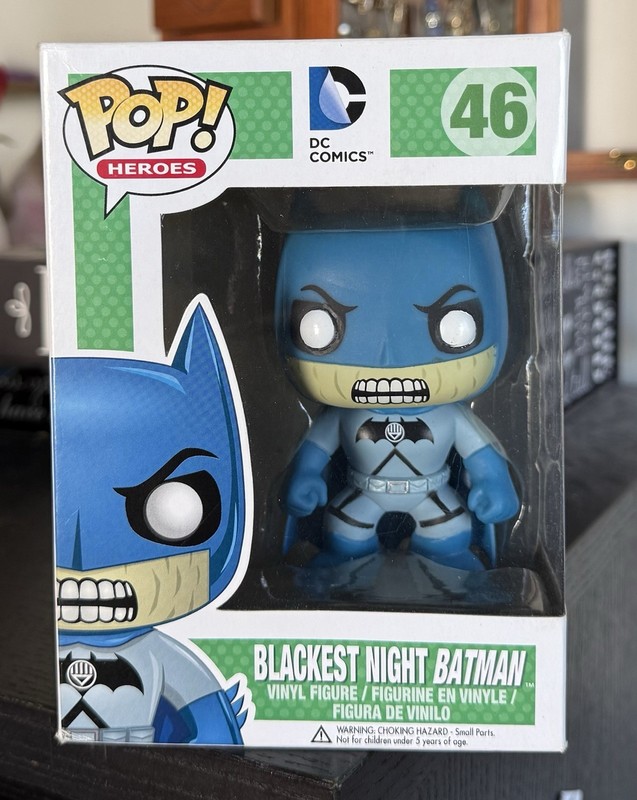 VAULTED Funko Pop! Heroes: BLACKEST NIGHT BATMAN #46 Hot Topic Exclusive