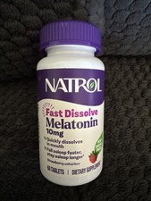 Natrol 10mg Melatonin SleepCitrus Tablets - 60 Count