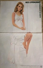 1968 Springs Mills Miss Springmaid Dawn Gemey White lingerie legs vintage ad 