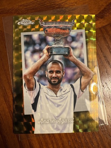 Andre Agassi [Geometric] #CTD-7 2025 Topps Chrome Captured card