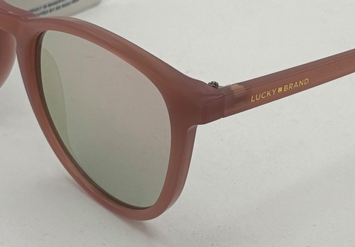 Lucky Brand Unisex Pink Plastic Square Sunglass, Mirror Lens SLBD118 - Picture 9 of 12