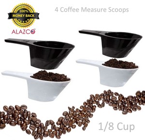 Alazco 4 Pc Coffee Measuring Scoop 1 8 Cup Make The Perfect Pot Image Is Loading Alazco 4 Pc Coffee Measuring Scoop 1 8
